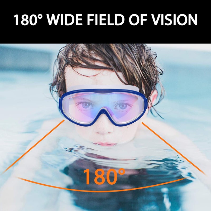 Young4us 2 Pack Kids Swim Goggles, Swimming Glasses for Children from 3 to 15 Years Old - Image 4
